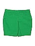 Lands' End Solid Green Shorts Size 6 (petite) - photo 1