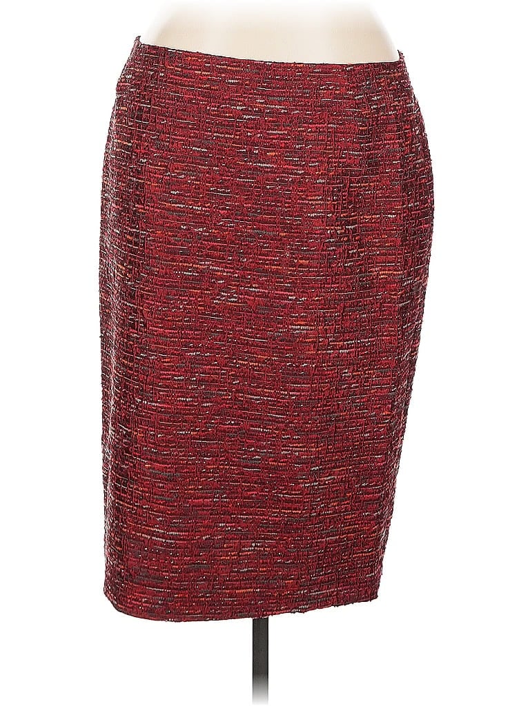 Click to view more detailed imagery on our partner's website Pre-owned Lafayette 148 Formal Skirt In Red