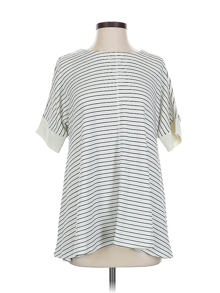 Pre-owned Simply Noelle Short Sleeve T-shirt In White
