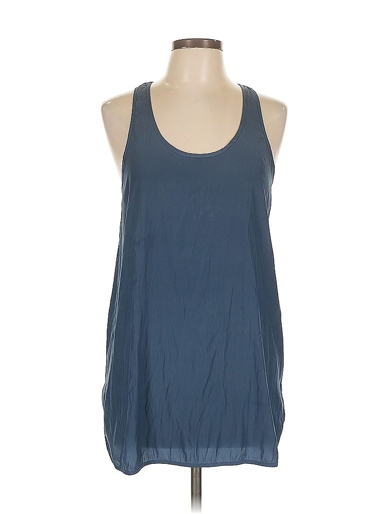 Pre-owned Lola And Sophie Sleeveless Blouse In Blue