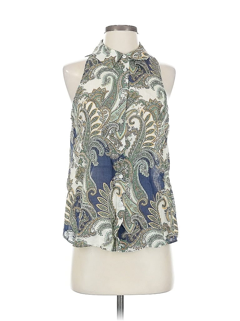 Mng Sleeveless Blouse In Gray