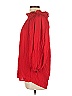 Sensi Studio 100% Viscose Rayon Red 3/4 Sleeve Blouse Size L - photo 5