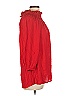 Sensi Studio 100% Viscose Rayon Red 3/4 Sleeve Blouse Size L - photo 4