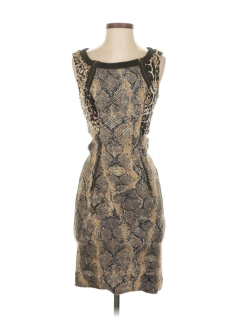 Pre-owned Tracy Reese Cocktail Dress In Gold