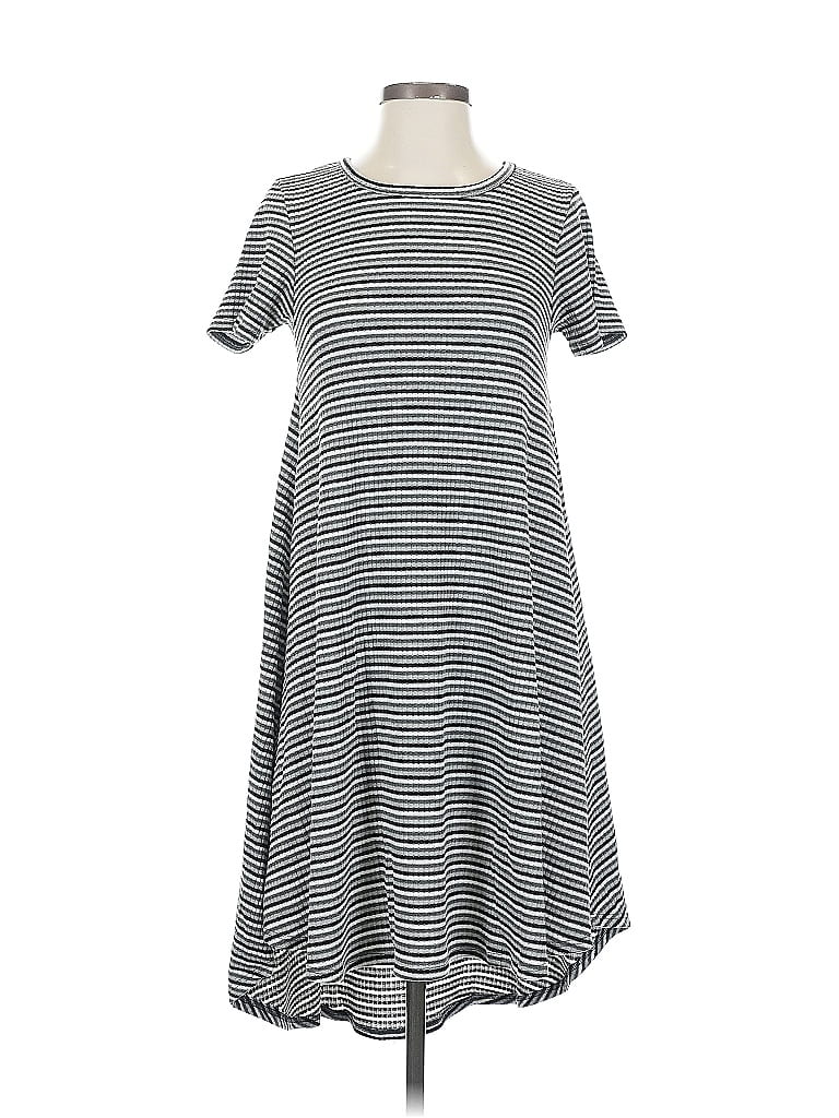 Pre-owned Lularoe Casual Dress In Gray