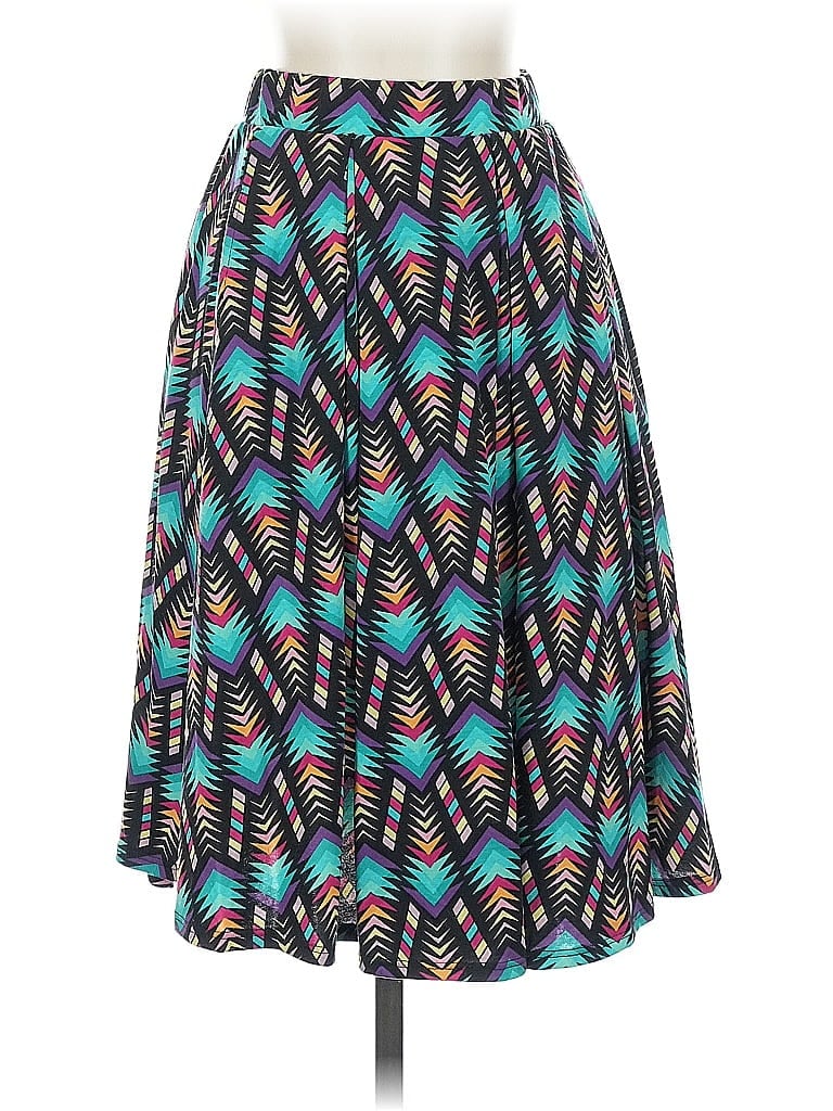 Pre-owned Lularoe Casual Skirt In Blue