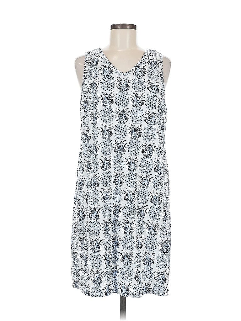 Pre-owned Crown & Ivy Casual Dress In Blue