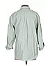 Assorted Brands Solid Green 3/4 Sleeve Button-Down Shirt Size XS - photo 2