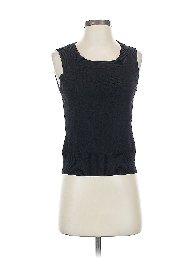 Pre-owned Kenar Sleeveless Top Black Boatneck Tops