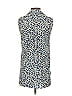 J.Crew Factory Store 100% Polyester Blue Sleeveless Blouse Size 0 - photo 2