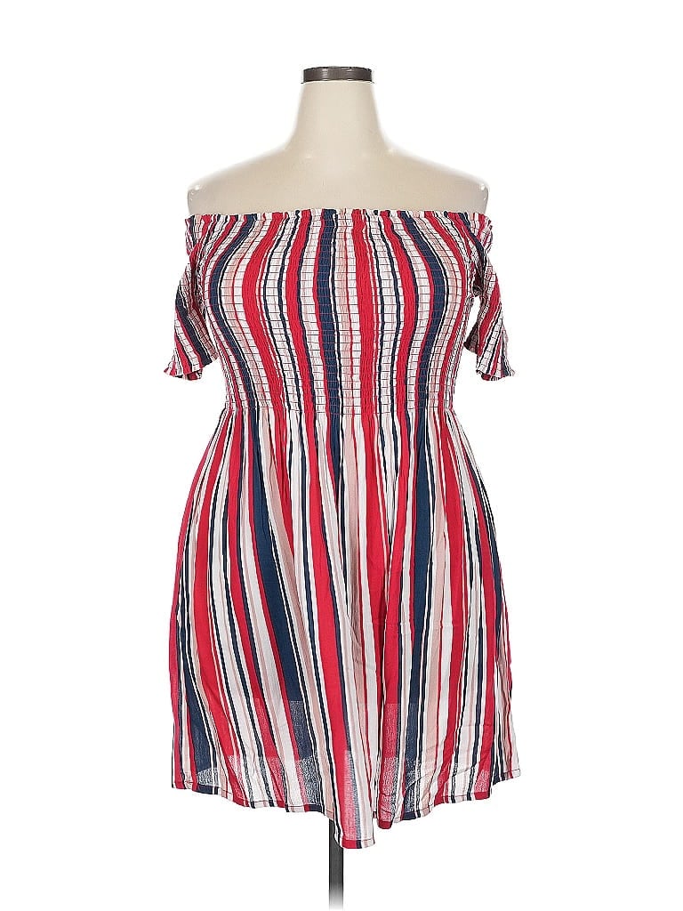 Pre-owned Ambiance Casual Dress In Red