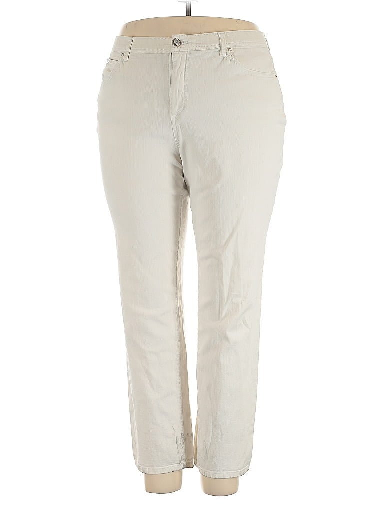 Pre-owned Jm Collection Jeans In White