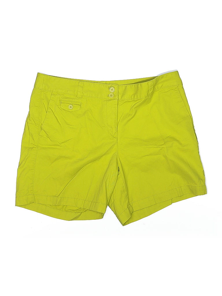 Pre-owned Ann Taylor Loft Outlet Shorts In Green