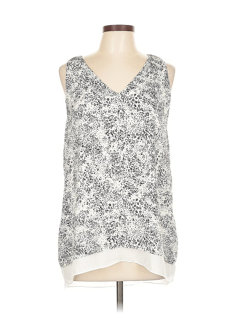 Pre-owned Philosophy Republic Clothing Sleeveless Blouse In Silver