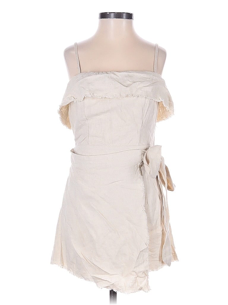 Polly Romper In White