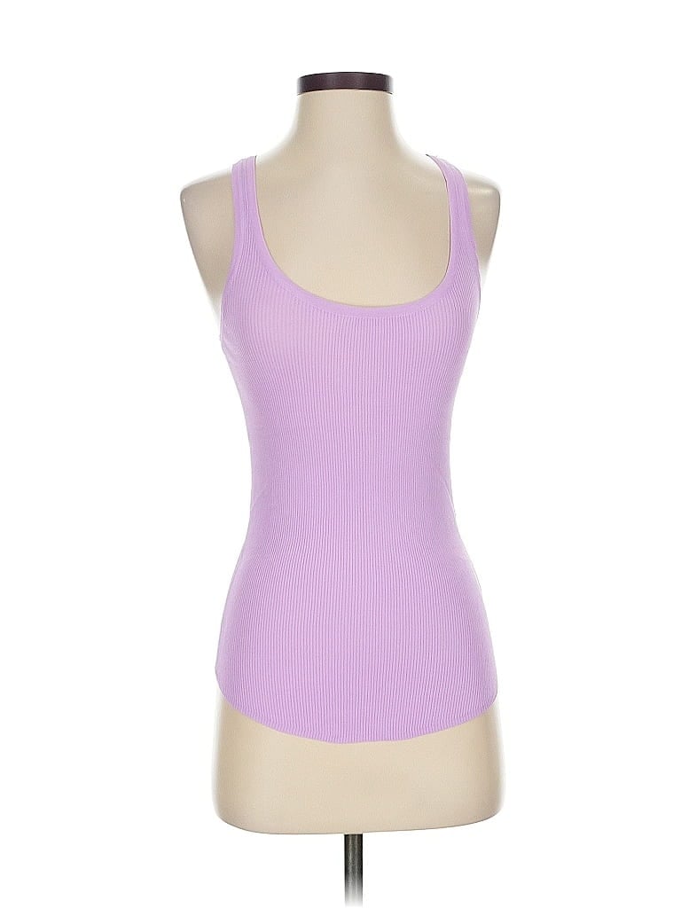 Click to view more detailed imagery on our partner's website Pre-owned Skies Are Blue Tank Top Purple Strapless Neckline Tops