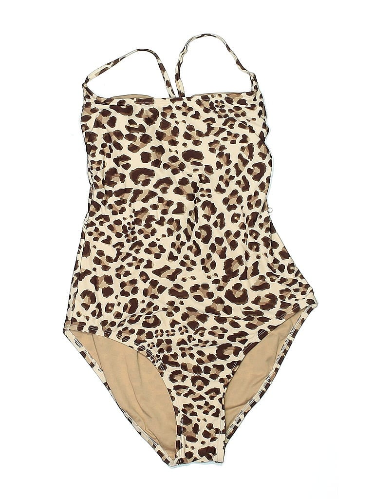 Pre-owned Kona Sol One Piece Swimsuit In Brown