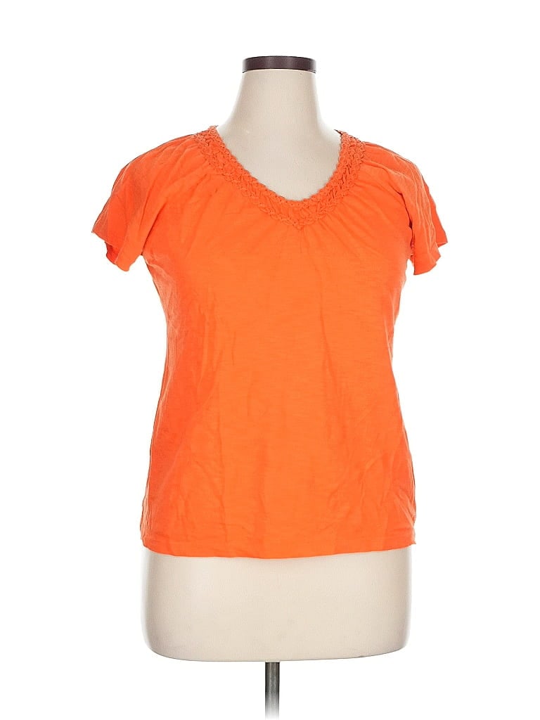 Click to view more detailed imagery on our partner's website Pre-owned Jm Collection Short Sleeve T-shirt In Orange