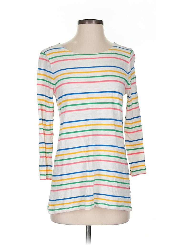 Pre-owned Old Navy 3/4 Sleeve T-shirt In White