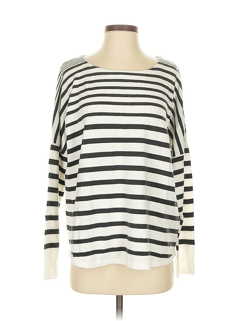 Pre-owned French Connection Pullover Sweater In White