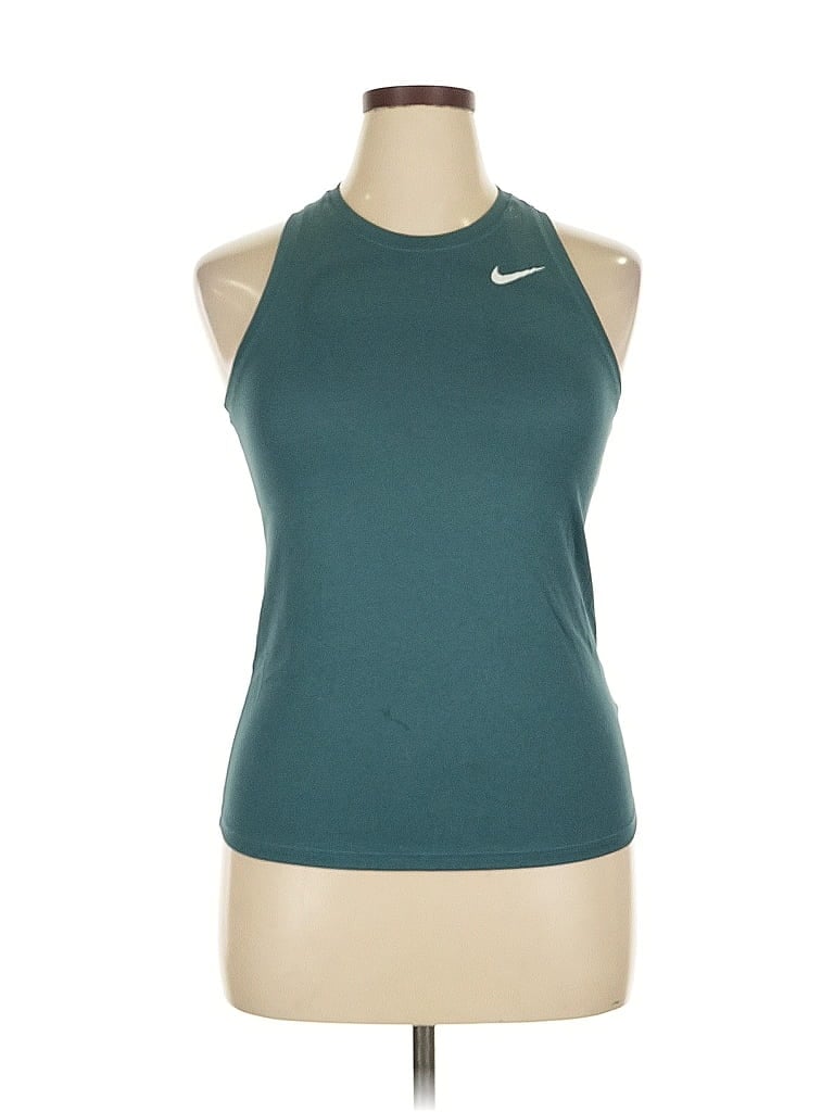 Pre-owned Nike Active Tank Top In Blue