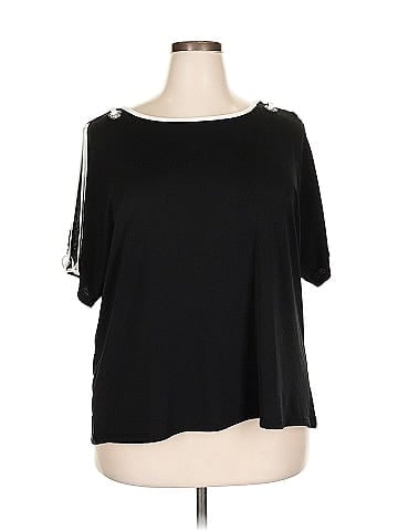 Carmen Carmen Marc Valvo Short Sleeve Top (view 1)