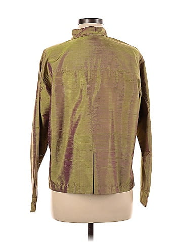 Chico's Design Long Sleeve Silk Top (view 2)