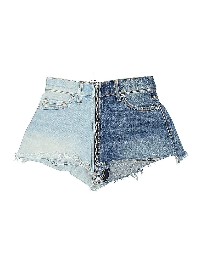 Pre-owned Revice Denim Shorts In Blue