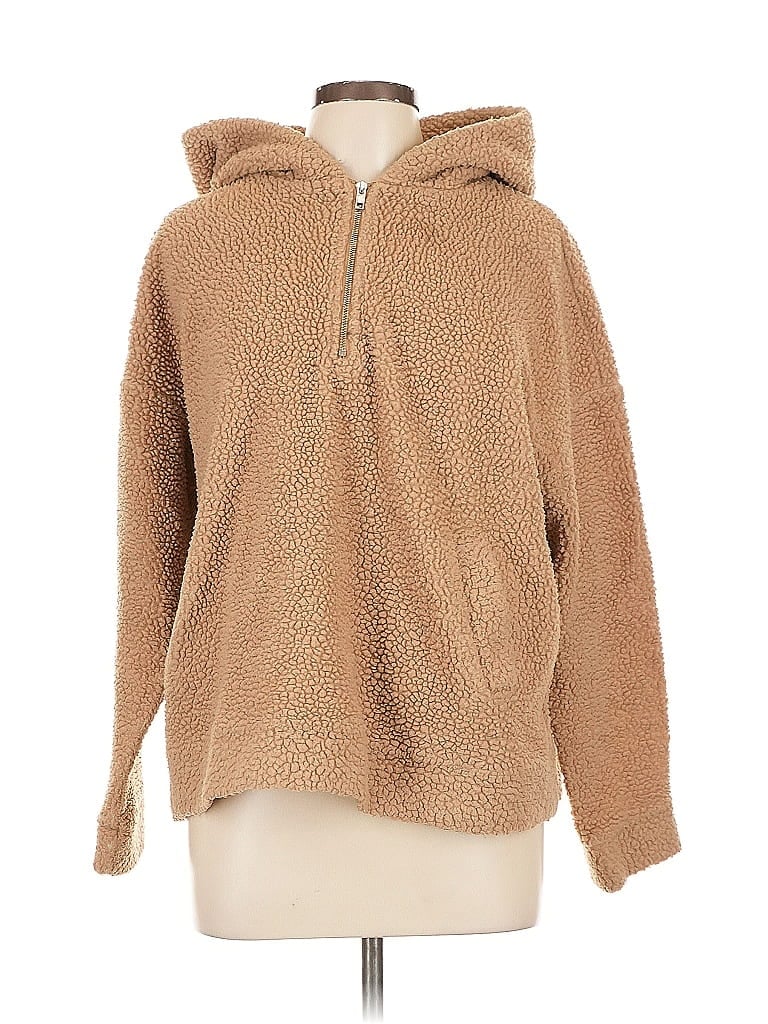 Click to view more detailed imagery on our partner's website Pre-owned Daisy Street Fleece Jacket In Brown