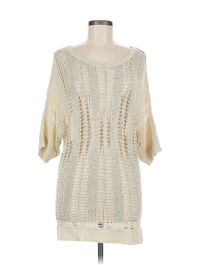 Pre-owned Express Pullover Sweater In White