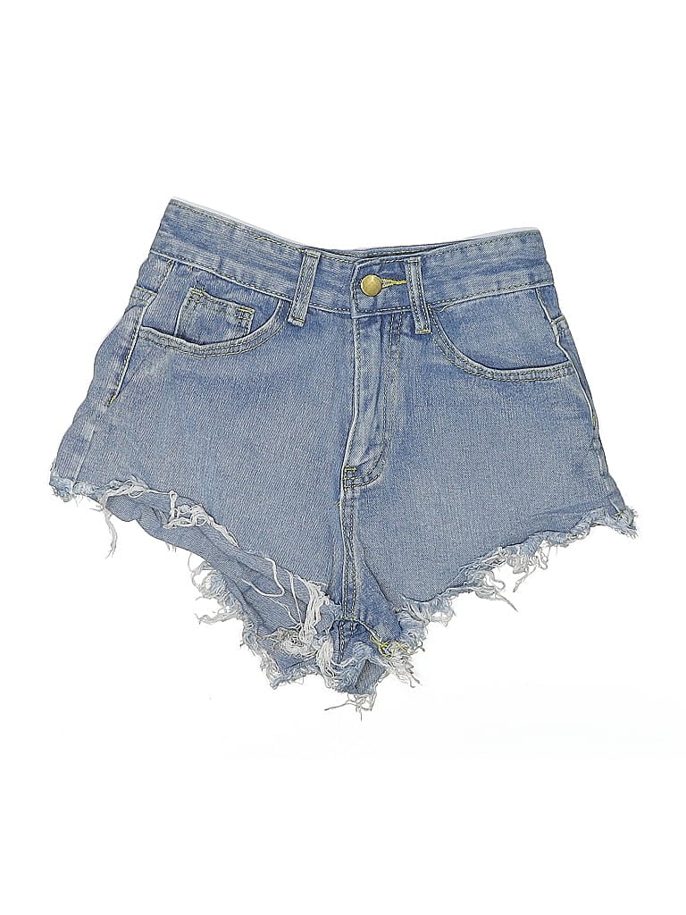 Pre-owned Shein Denim Shorts In Blue