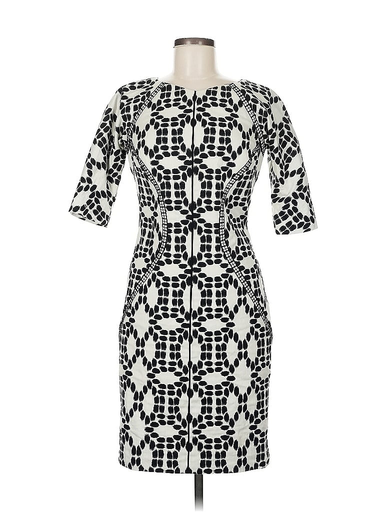 Click to view more detailed imagery on our partner's website Pre-owned Lela Rose Cocktail Dress In White