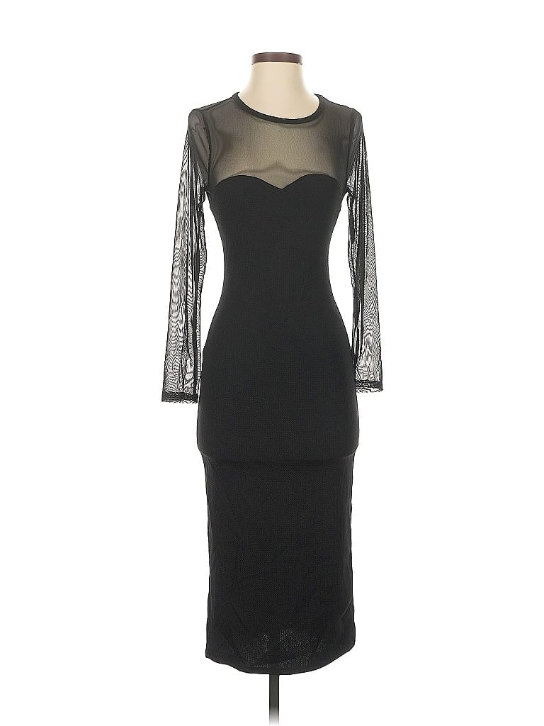 Pre-owned Heart & Hips Cocktail Dress In Black
