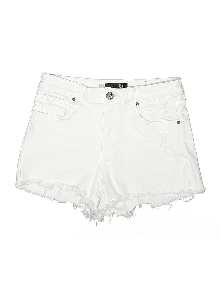 Pre-owned Kut From The Kloth Shorts In White