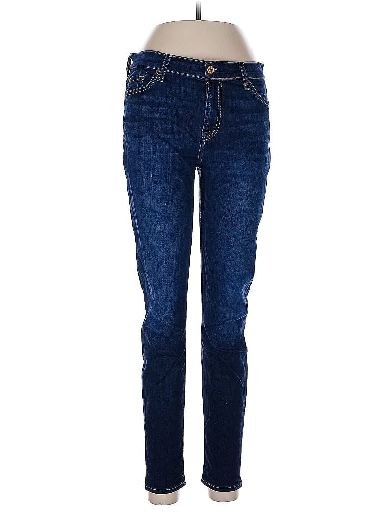 Pre-owned 7 For All Mankind Jeans In Blue