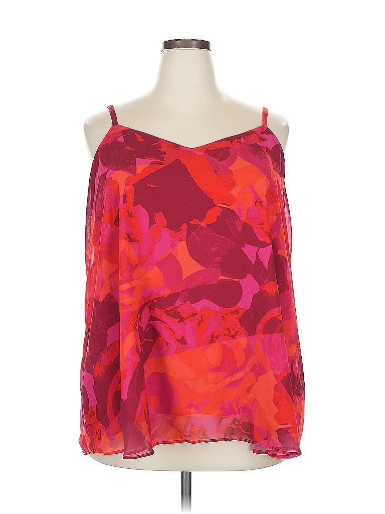 Pre-owned Torrid Sleeveless Blouse In Red
