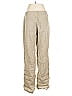 Workshop 100% Linen Tan Linen Pants Size 10 - photo 2