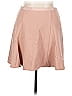 J.Crew Solid Tan Pink Faux Leather Skirt Size 14 - photo 1