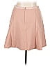 J.Crew Solid Tan Pink Faux Leather Skirt Size 14 - photo 2