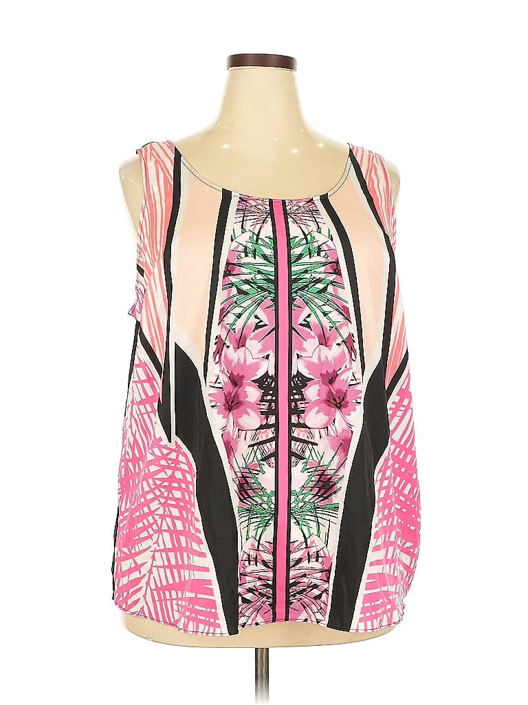 Pre-owned Apt. 9 Sleeveless Blouse In Pink