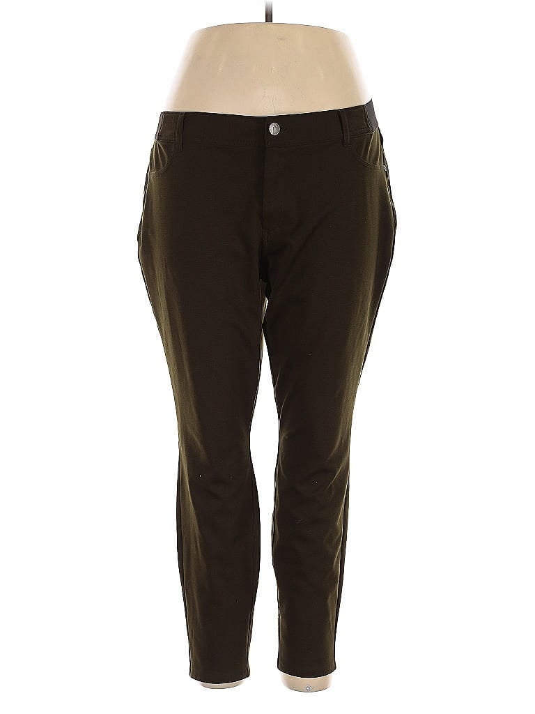 Pre-owned Simply Vera Vera Wang Active Pants In Brown