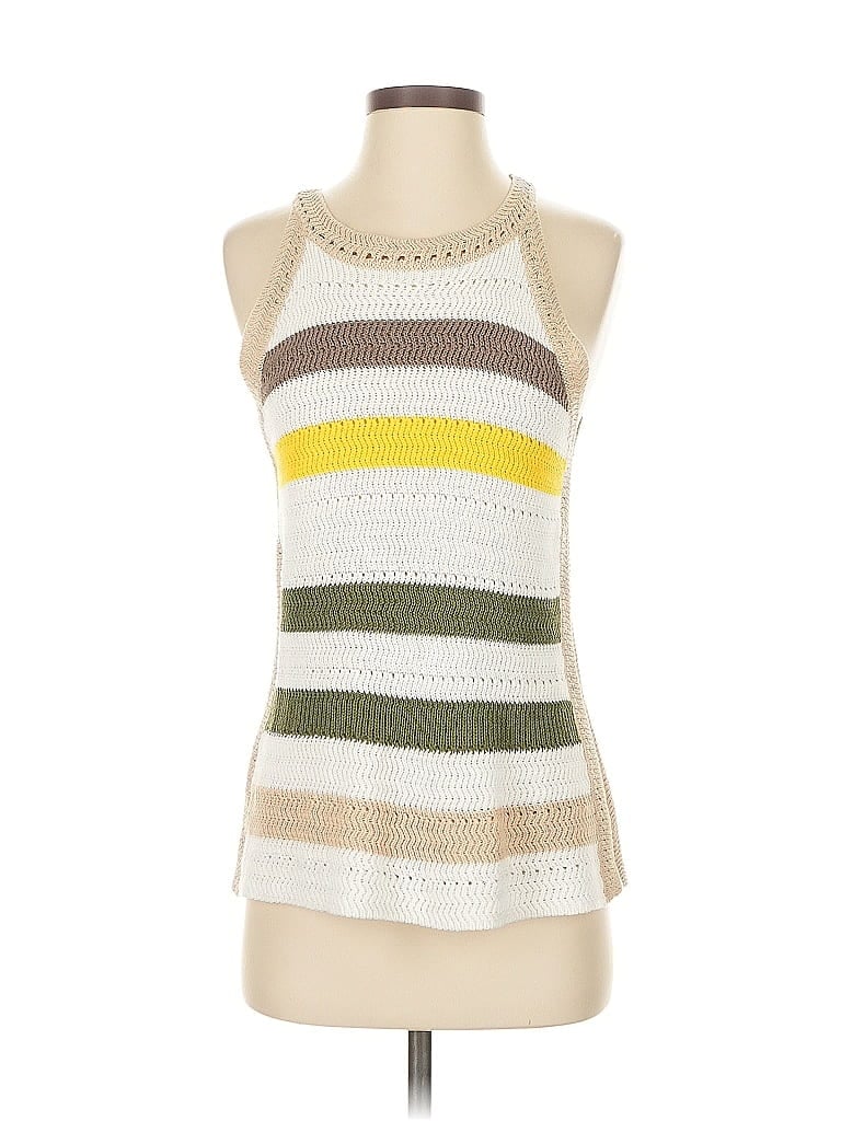 Pre-owned Kut From The Kloth Sweater Vest In White