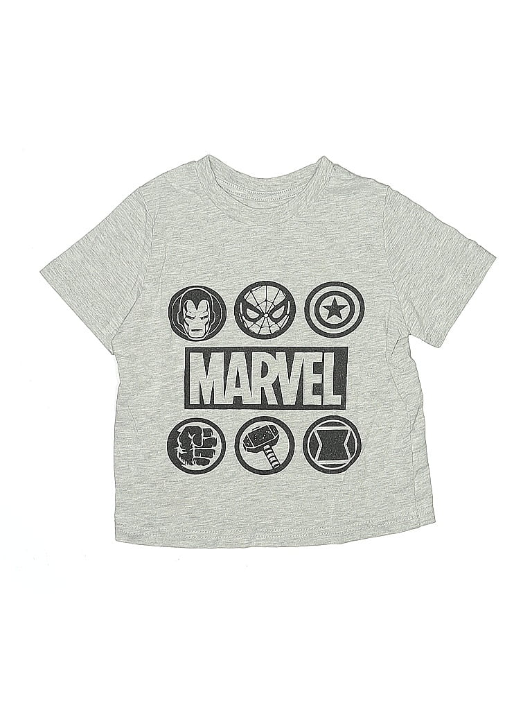Click to view more detailed imagery on our partner's website Pre-owned Marvel Kids' Short Sleeve T-shirt In Silver