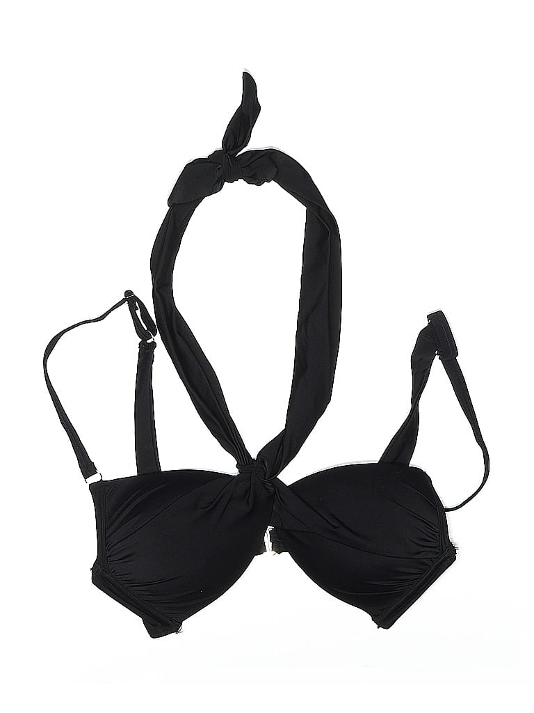 Click to view more detailed imagery on our partner's website Pre-owned Top Melon Swimsuit Top Black Swimwear
