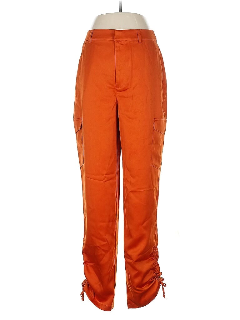 Nicole Miller Cargo Pants In Orange