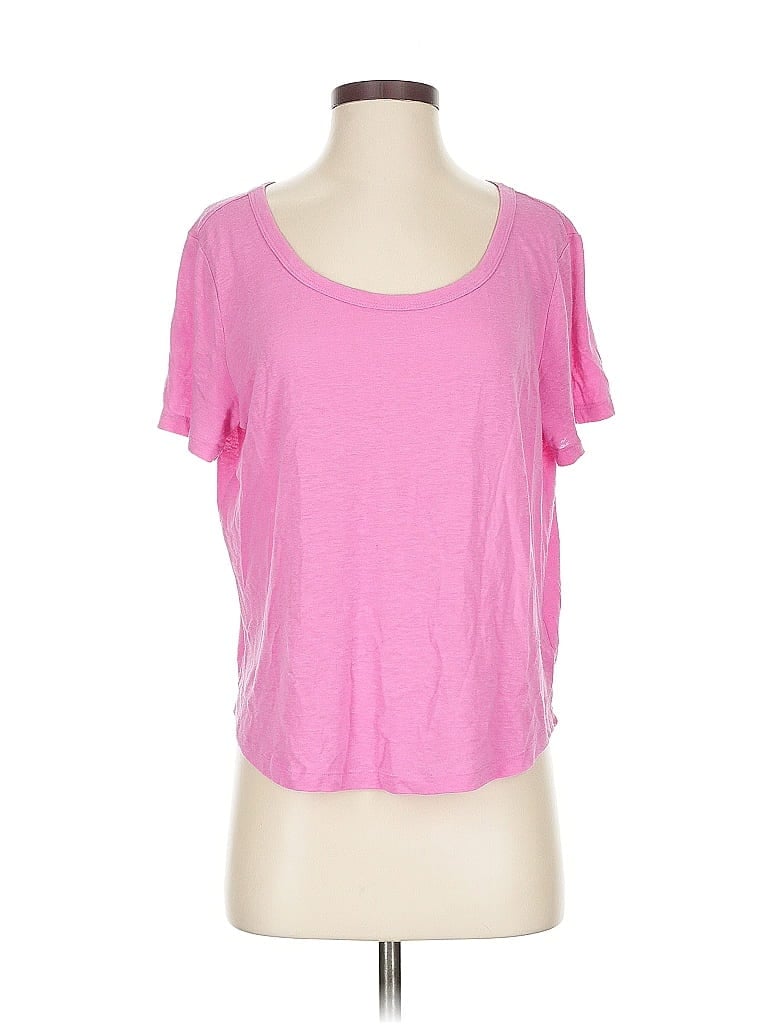 Pre-owned Gap Short Sleeve T-shirt In Pink