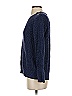 Lauren by Ralph Lauren 100% Cotton Tweed Blue Pullover Sweater Size S - photo 5