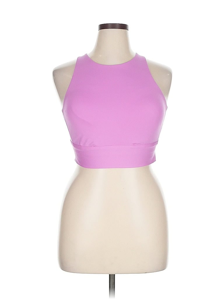 Pre-owned All In Motion Tank Top Pink Halter Neckline Tops