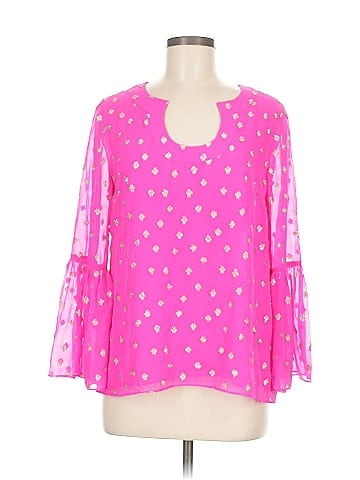 Lilly Pulitzer 3/4 Sleeve Silk Top (view 1)
