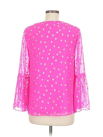Lilly Pulitzer 3/4 Sleeve Silk Top (view 2)